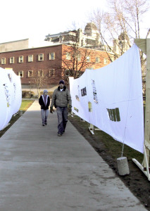 borders Installation at Syracuse University.