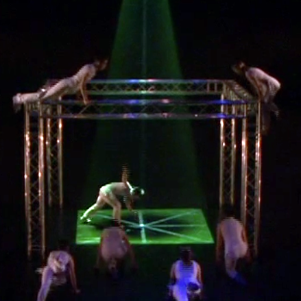 Spatial Dialogue Mystery in the Box Sequence. Performed at the Theresa Lang Theater.